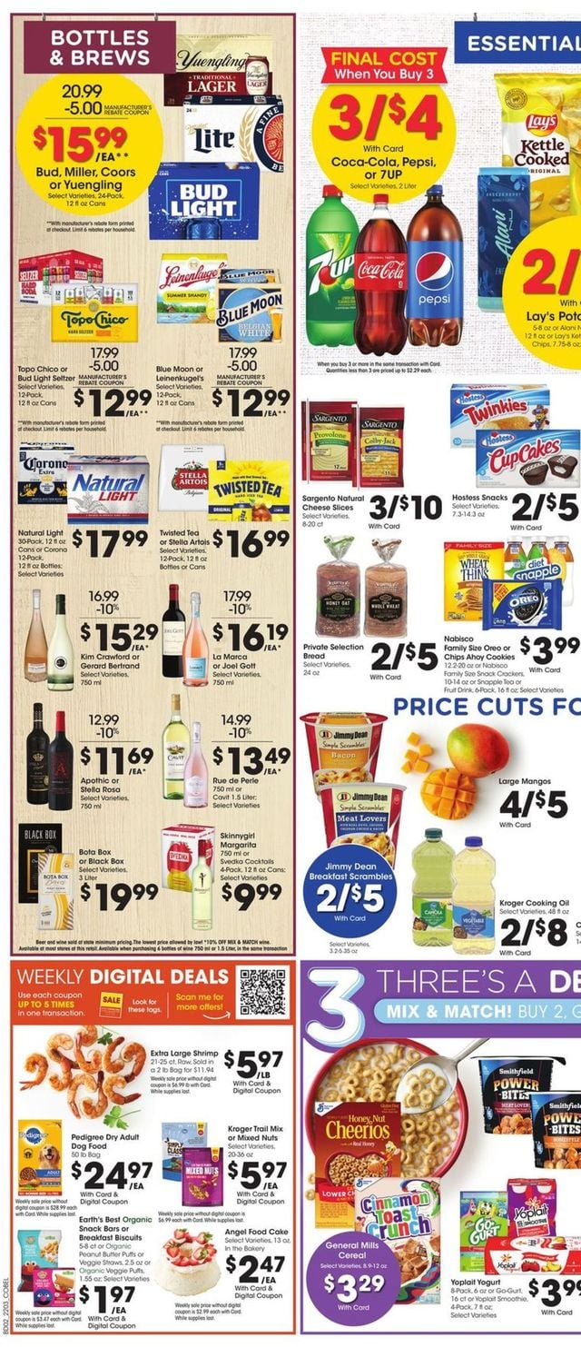 Kroger Ad from 02/16/2022