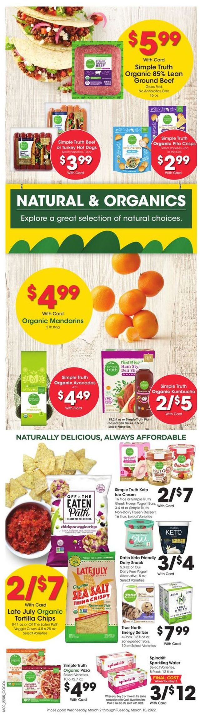 Kroger Ad from 03/02/2022