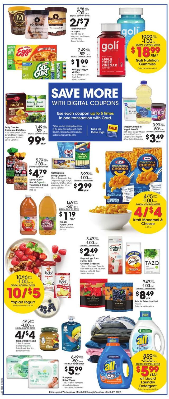 Kroger Ad from 03/23/2022