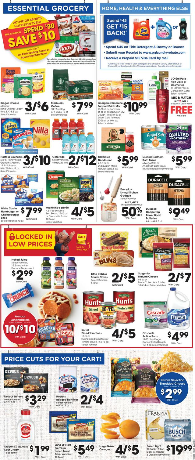 Kroger Ad from 09/28/2022