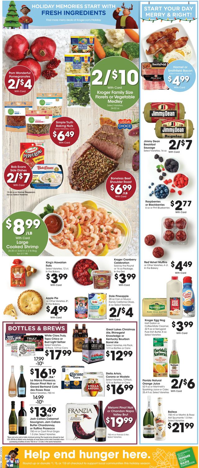 Kroger Ad from 12/21/2022