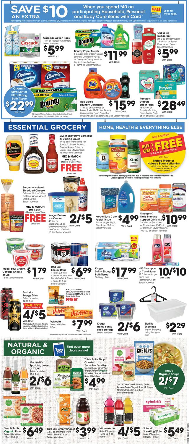 Kroger Ad from 12/28/2022