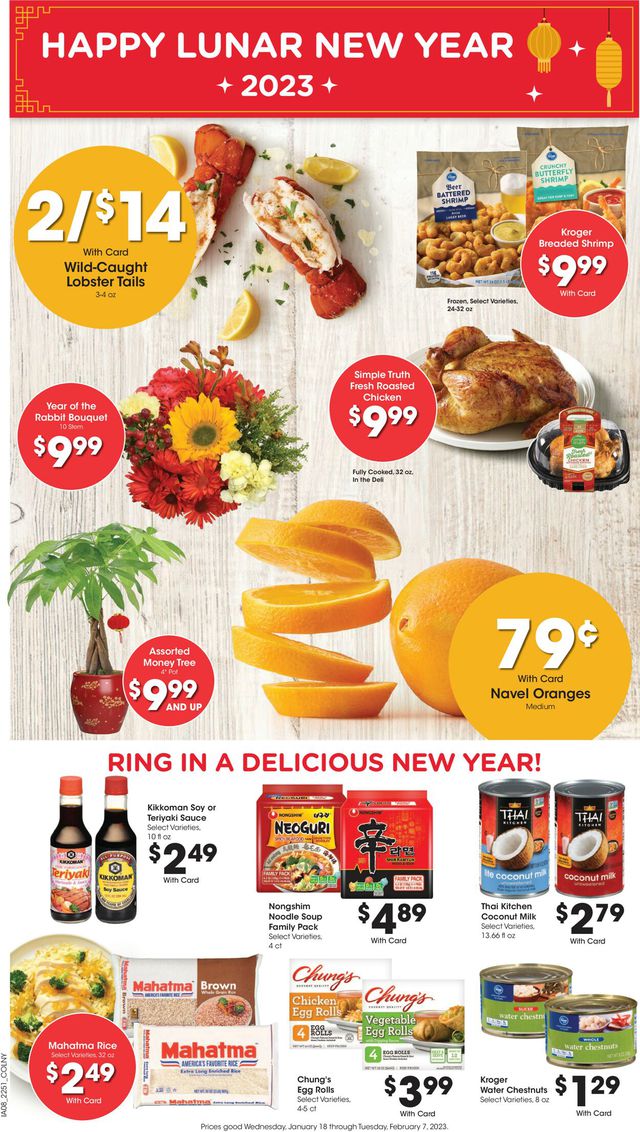 Kroger Ad from 01/25/2023