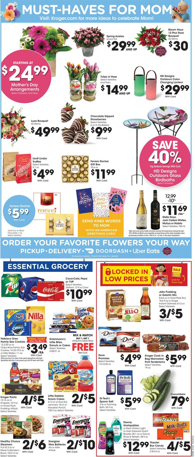 Kroger Ad from 05/10/2023