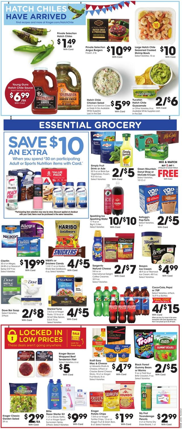 Kroger Ad from 08/02/2023