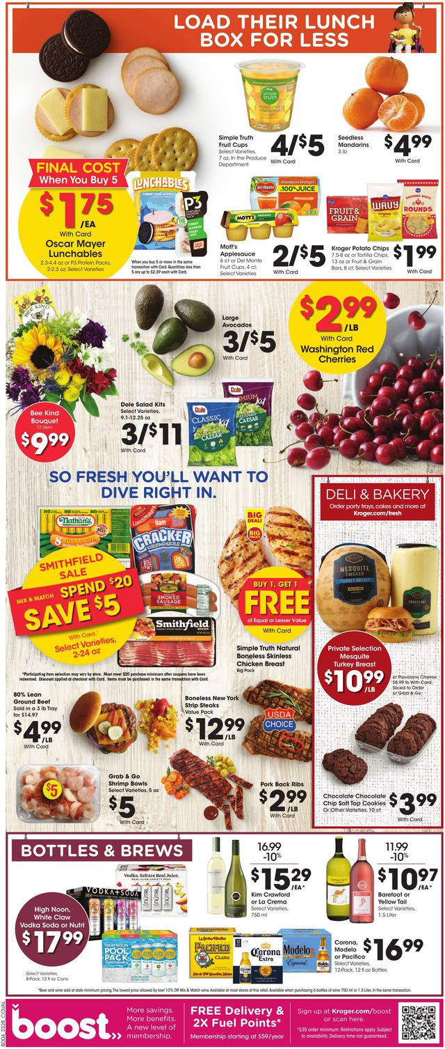 Kroger Ad from 08/09/2023