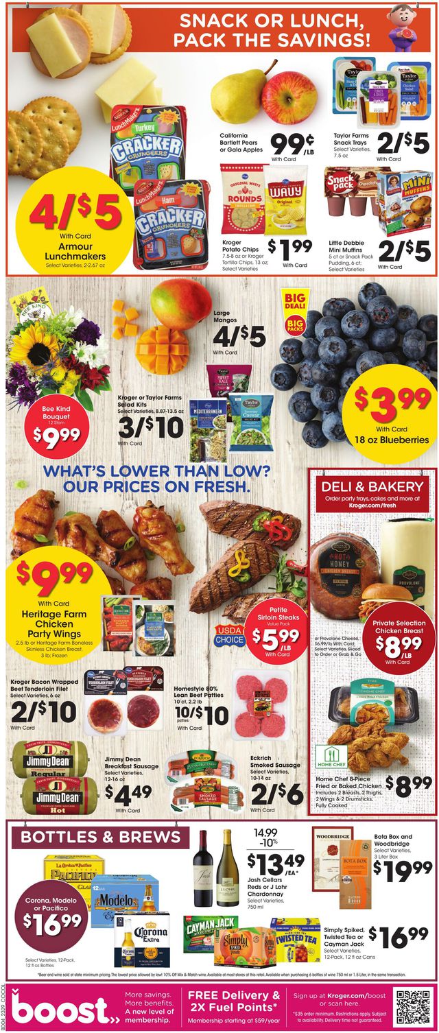 Kroger Ad from 08/16/2023