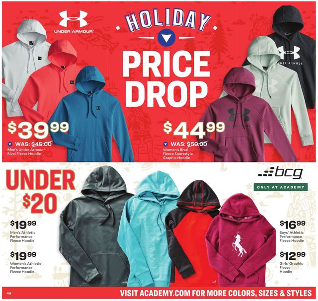 Academy Sports Ad from 11/04/2019
