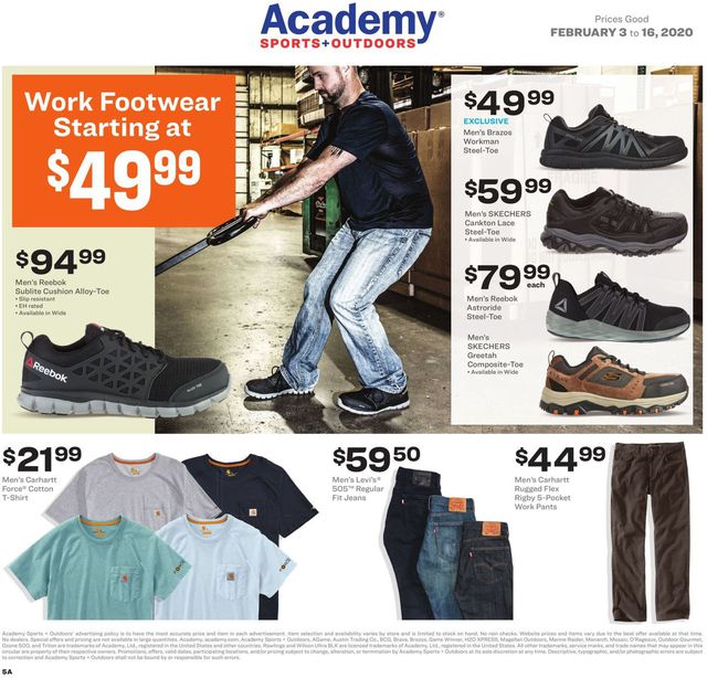 Academy Sports Ad from 02/03/2020