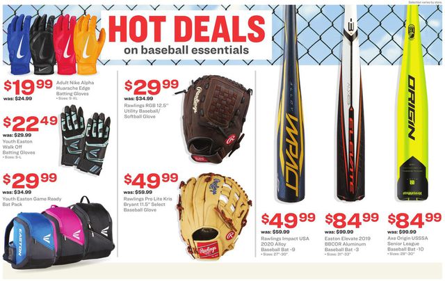 Academy Sports Ad from 03/30/2020