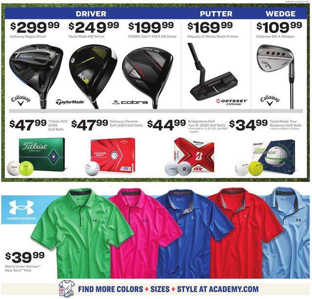 Academy Sports Ad from 04/13/2020