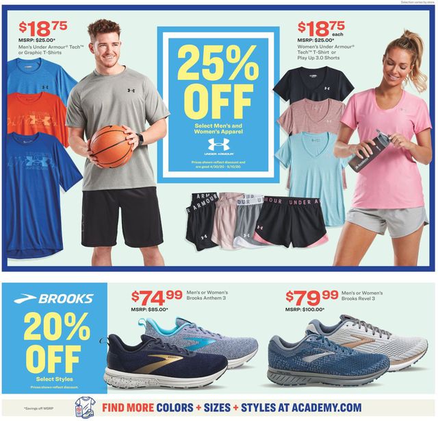 Academy Sports Ad from 04/27/2020