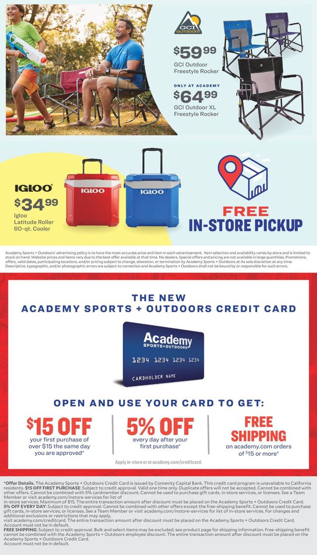 Academy Sports Ad from 05/18/2020
