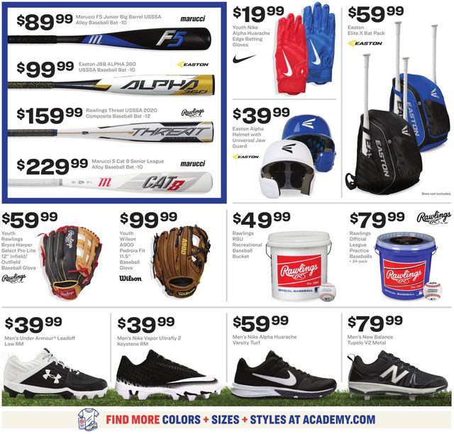 Academy Sports Ad from 08/17/2020