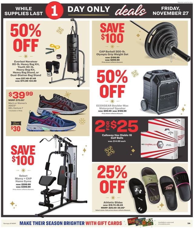 Academy Sports Ad from 11/27/2020