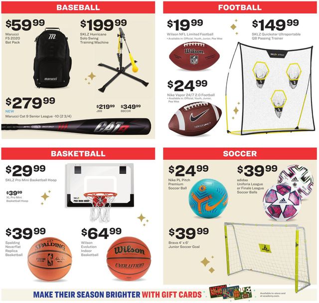 Academy Sports Ad from 12/14/2020