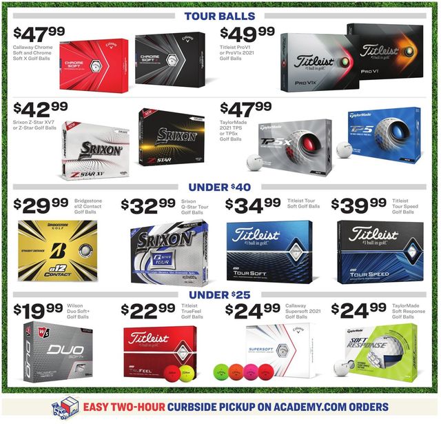 Academy Sports Ad from 07/12/2021