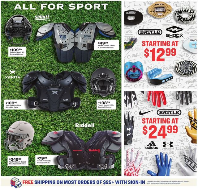 Academy Sports Ad from 08/02/2021
