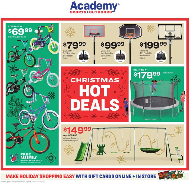 Academy Sports Ad from 12/06/2021