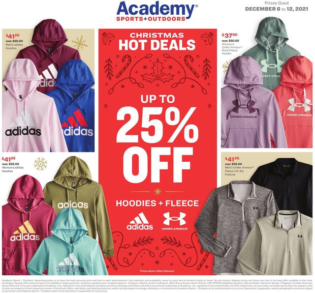 Academy Sports Ad from 12/06/2021