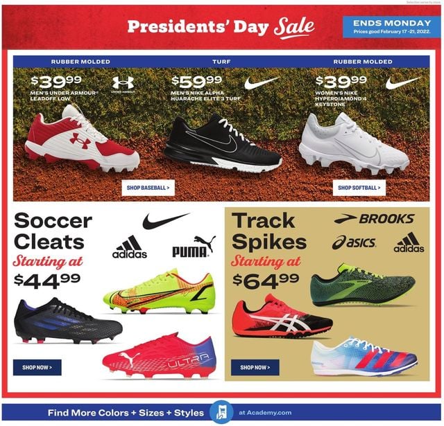 Academy Sports Ad from 02/17/2022