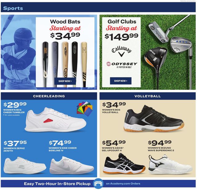 Academy Sports Ad from 05/23/2022