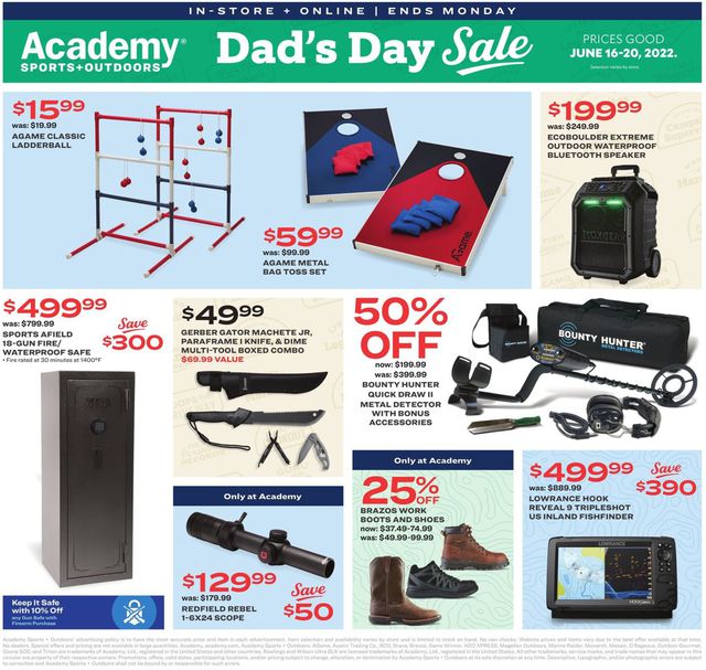 Academy Sports Ad from 06/16/2022