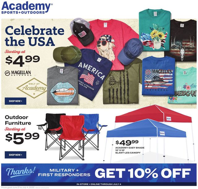 Academy Sports Ad from 06/21/2022