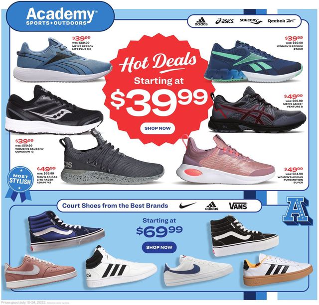 Academy Sports Ad from 07/18/2022