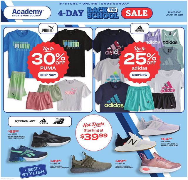 Academy Sports Ad from 07/21/2022