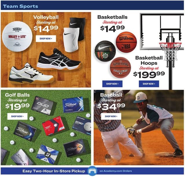 Academy Sports Ad from 08/29/2022