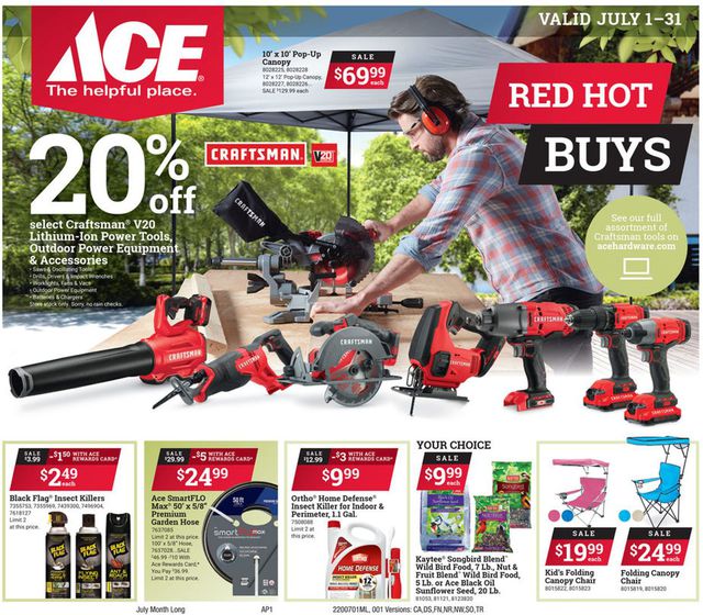 Ace Hardware Ad from 07/01/2020