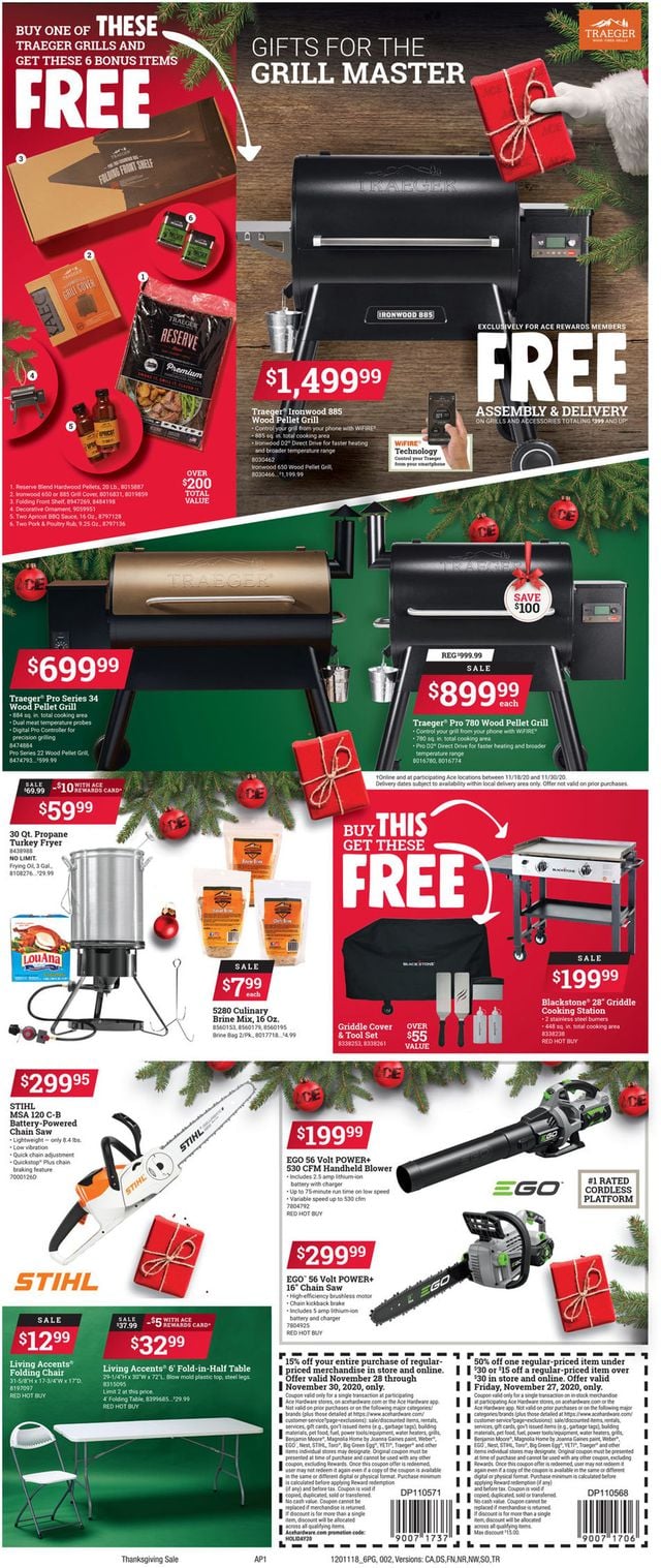 Ace Hardware Ad from 11/18/2020