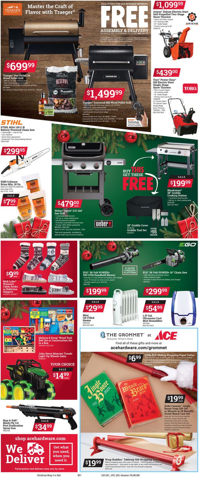 Ace Hardware Ad from 12/01/2020