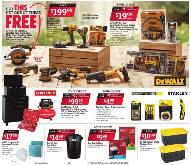 Ace Hardware Ad from 04/01/2021
