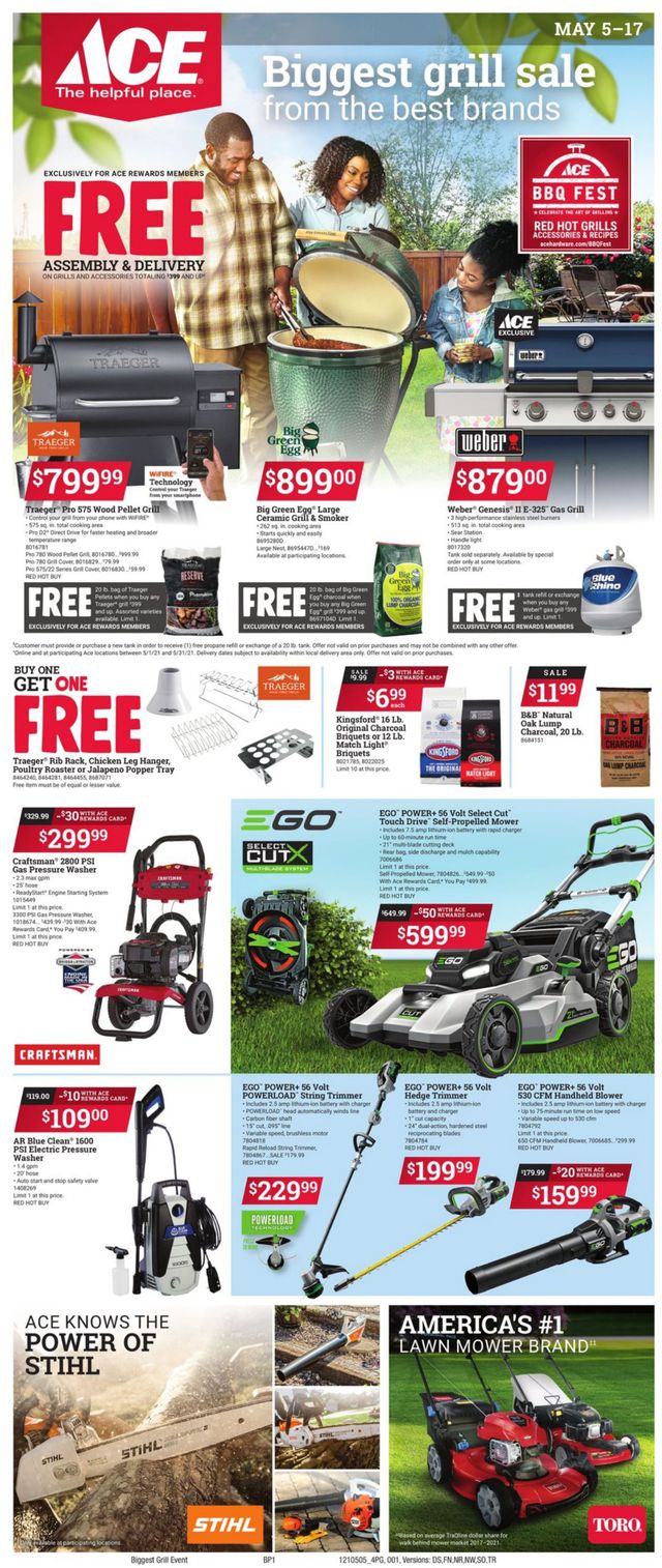 Ace Hardware Ad from 05/05/2021