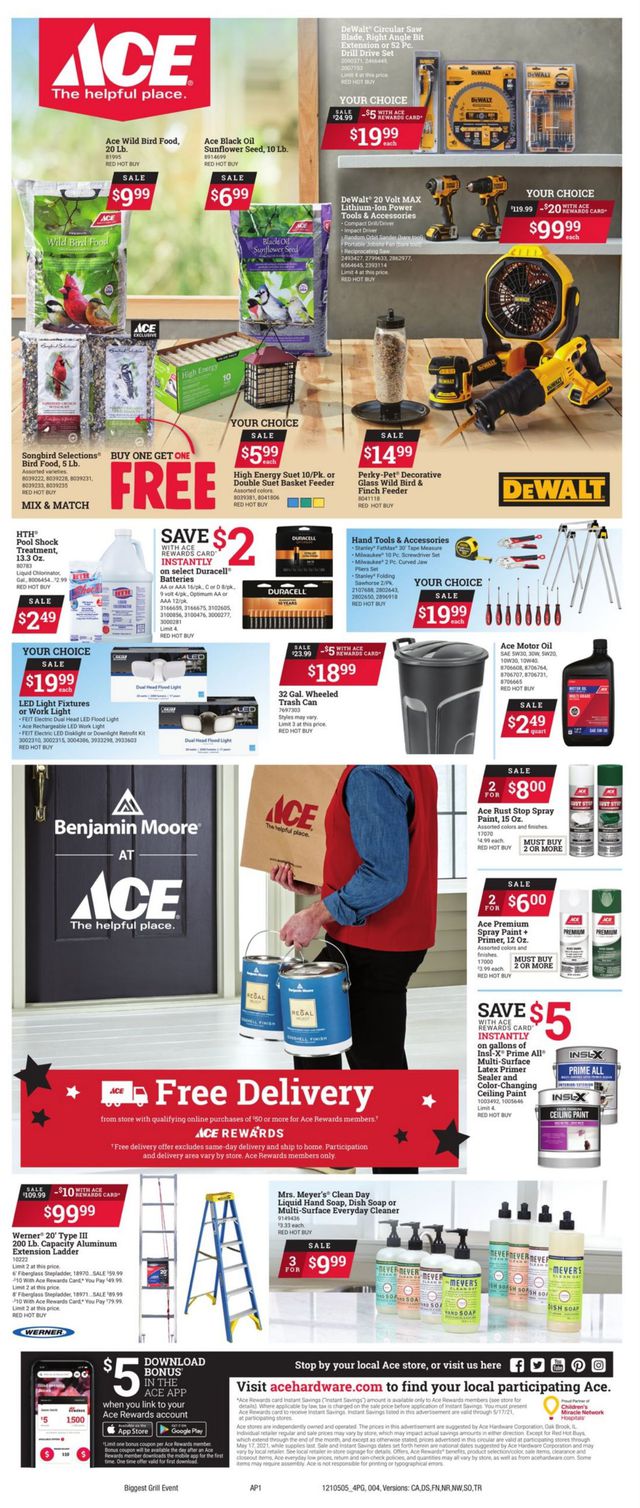 Ace Hardware Ad from 05/05/2021