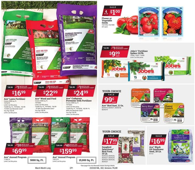 Ace Hardware Ad from 03/01/2022