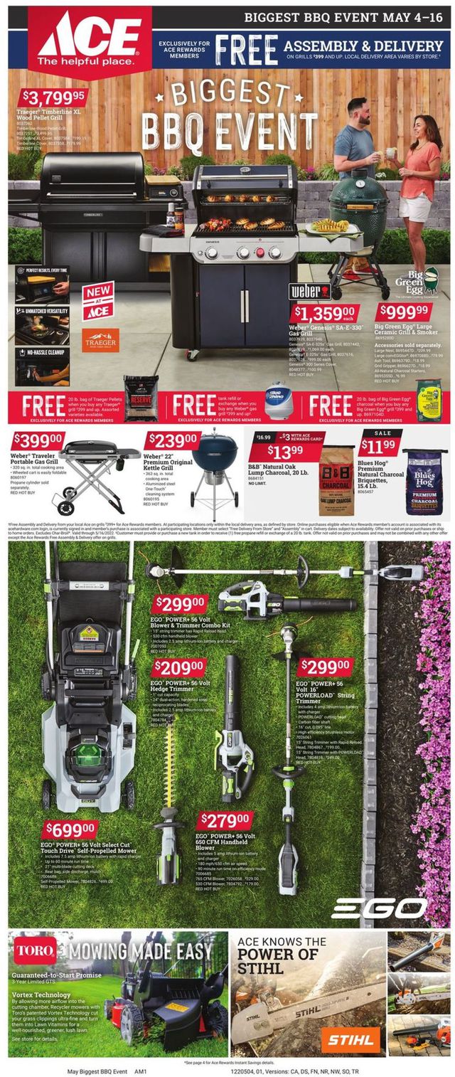 Ace Hardware Ad from 05/04/2022
