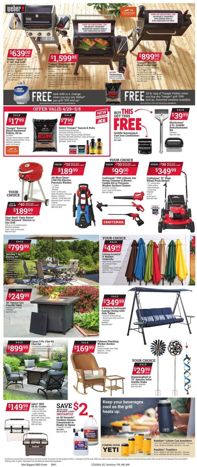 Ace Hardware Ad from 05/04/2022