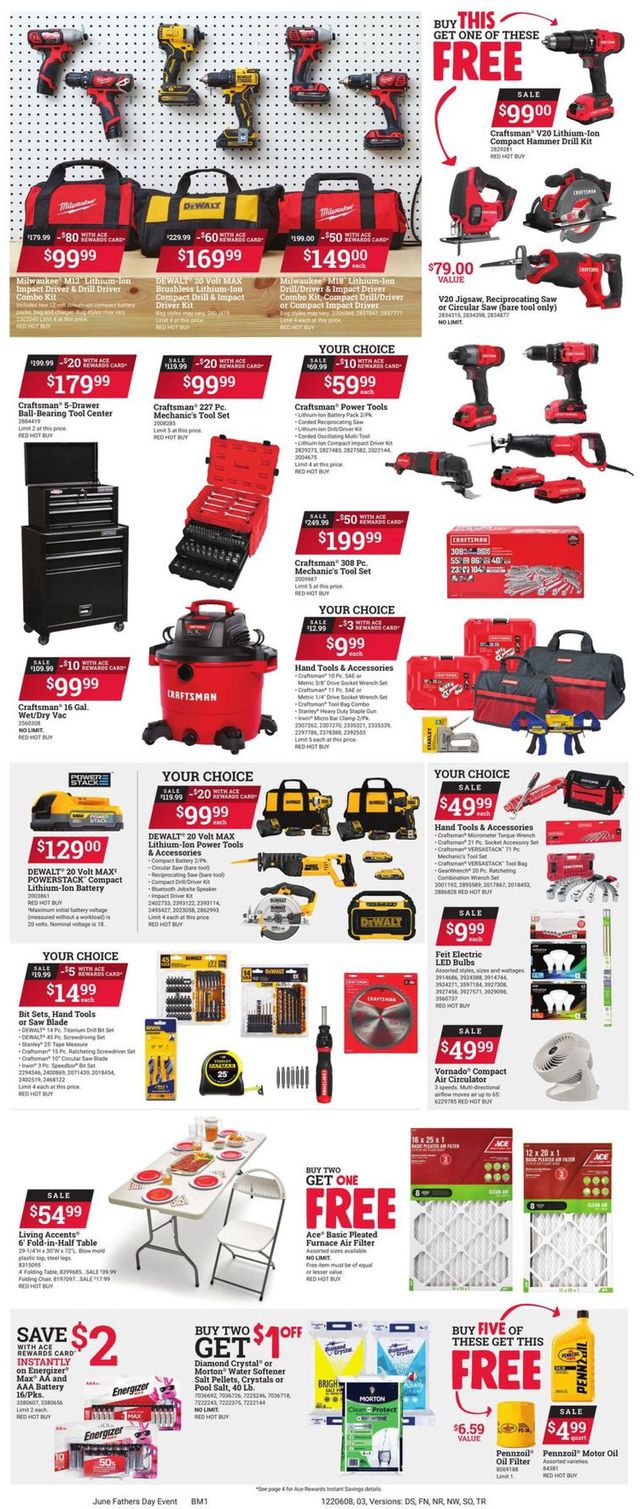 Ace Hardware Ad from 06/08/2022
