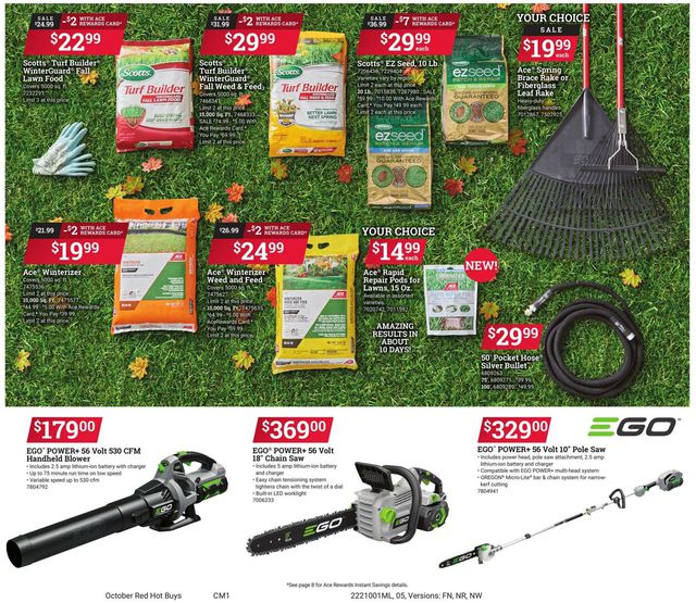 Ace Hardware Ad from 10/01/2022