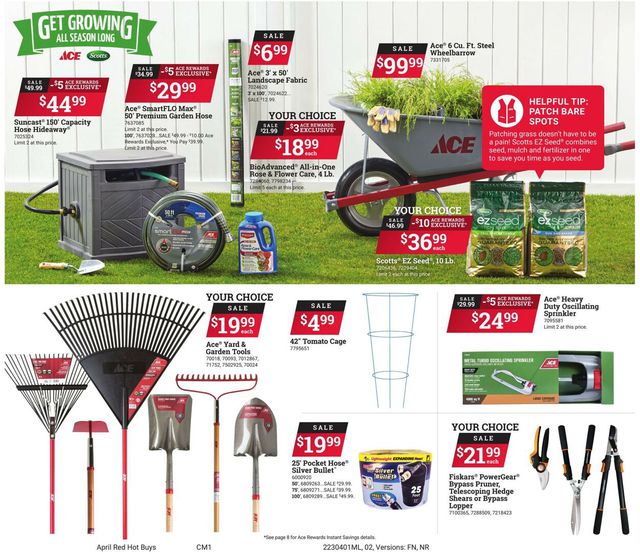 Ace Hardware Ad from 04/01/2023