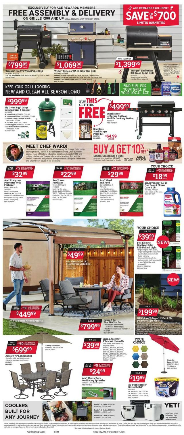Ace Hardware Ad from 04/12/2023