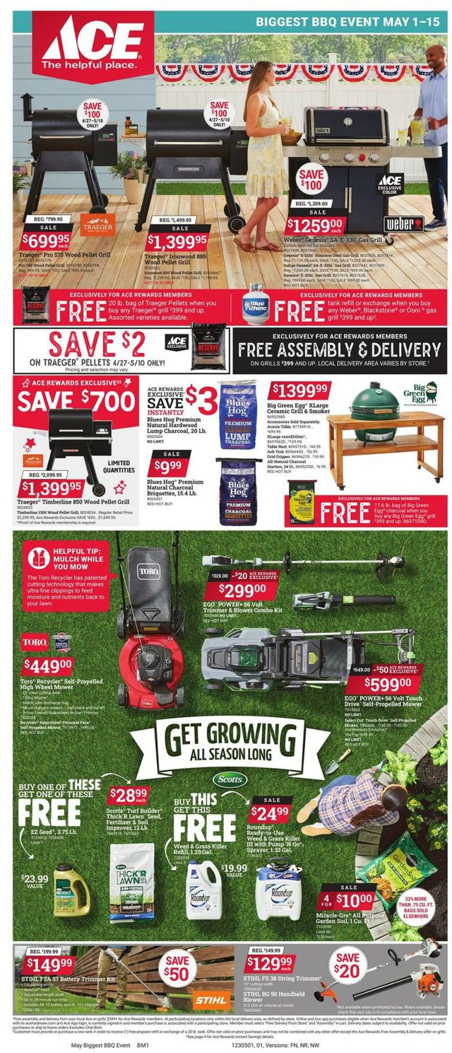 Ace Hardware Ad from 05/01/2023