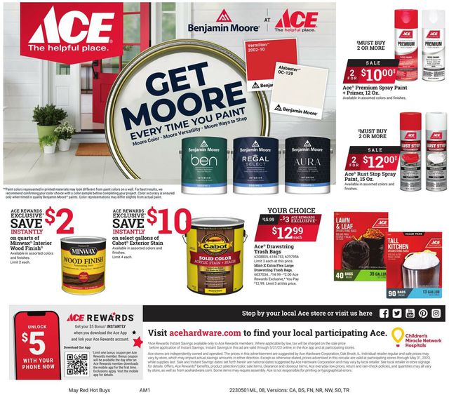 Ace Hardware Ad from 05/01/2023