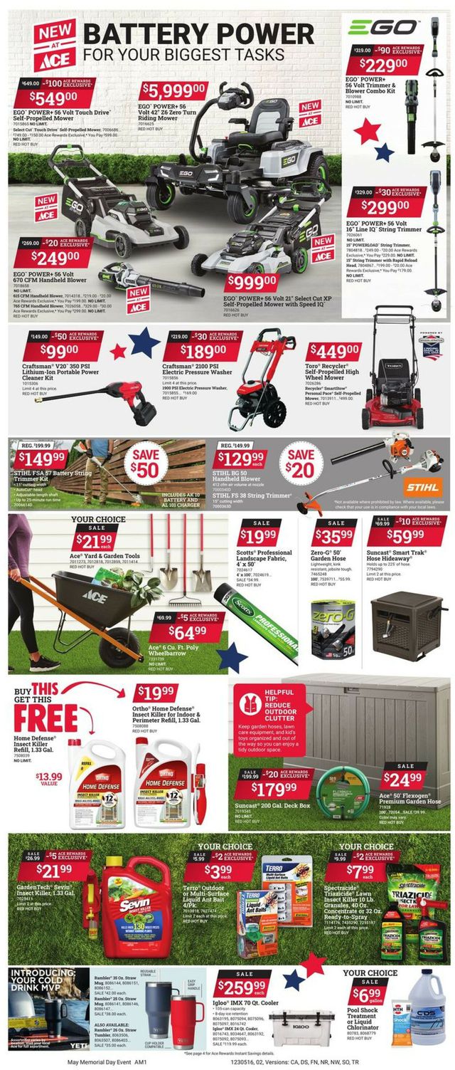 Ace Hardware Ad from 05/16/2023