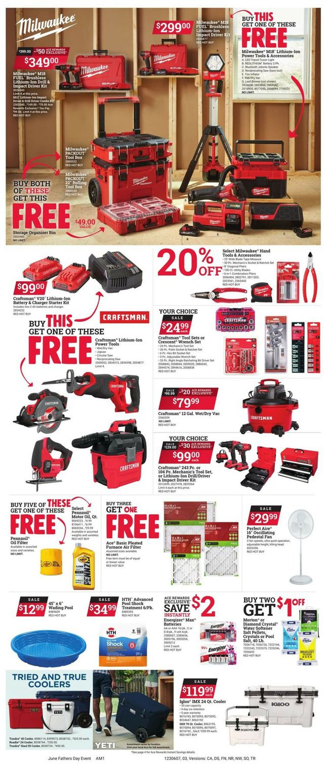 Ace Hardware Ad from 06/07/2023