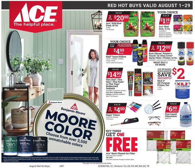 Ace Hardware Ad from 08/01/2023
