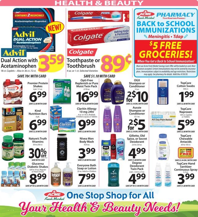 Acme Fresh Market Ad from 08/27/2020